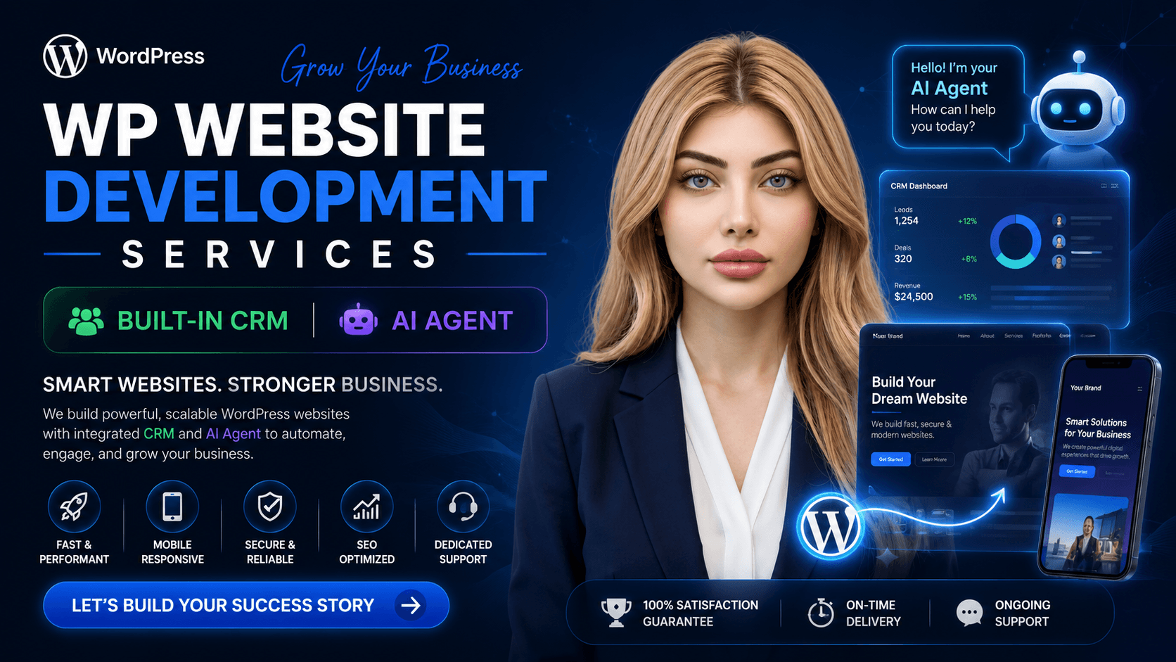 Agentic WordPress — WordPress with CRM and AI Agent